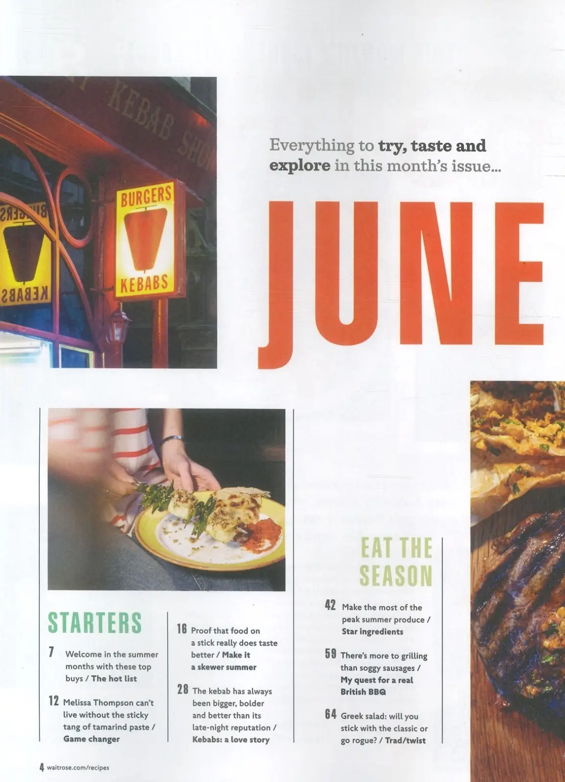 Waitrose & Partners Food Magazine Issue #194, Cooking, Baking Recipes, June 2026 - image 3 | Free standard UK delivery included | Discount Quality Products