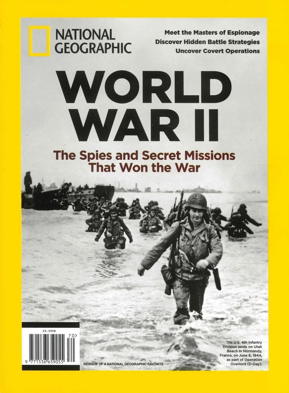 National Geographic Magazine: World War II, Spies &amp; Secret Missions that Won War