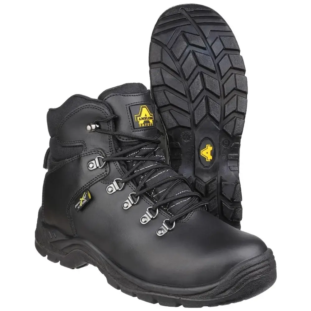 Amblers S3 SRC Black Steel Toe Cap Safety Work Shoe Boots UK 3 AS 335 Moorfoot