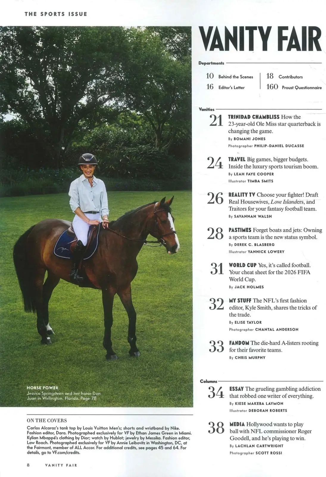 Vanity Fair Magazine: Carlos Alcaraz, Kylian Mbappe, FIFA World Cup, Sports 2026 - image 3 | Free standard UK delivery included | Discount Quality Products