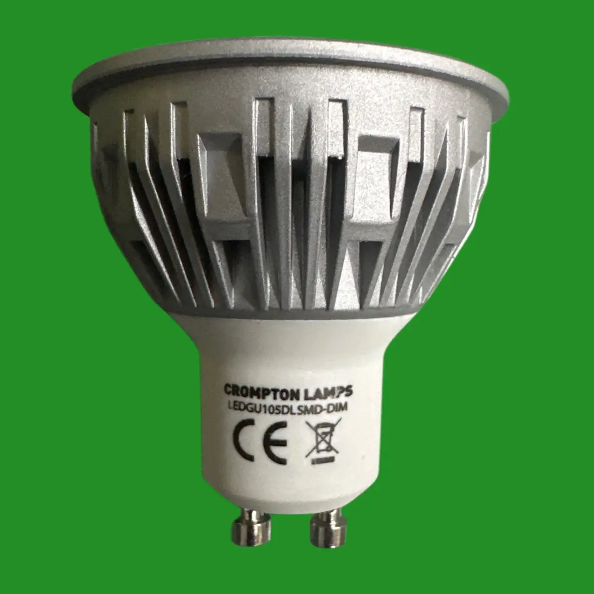 2x 5W (=50W) Crompton Dimmable LED GU10 Reflector Spot Light Bulb 6500k Daylight - image 2 | Free standard UK delivery included | Discount Quality Products
