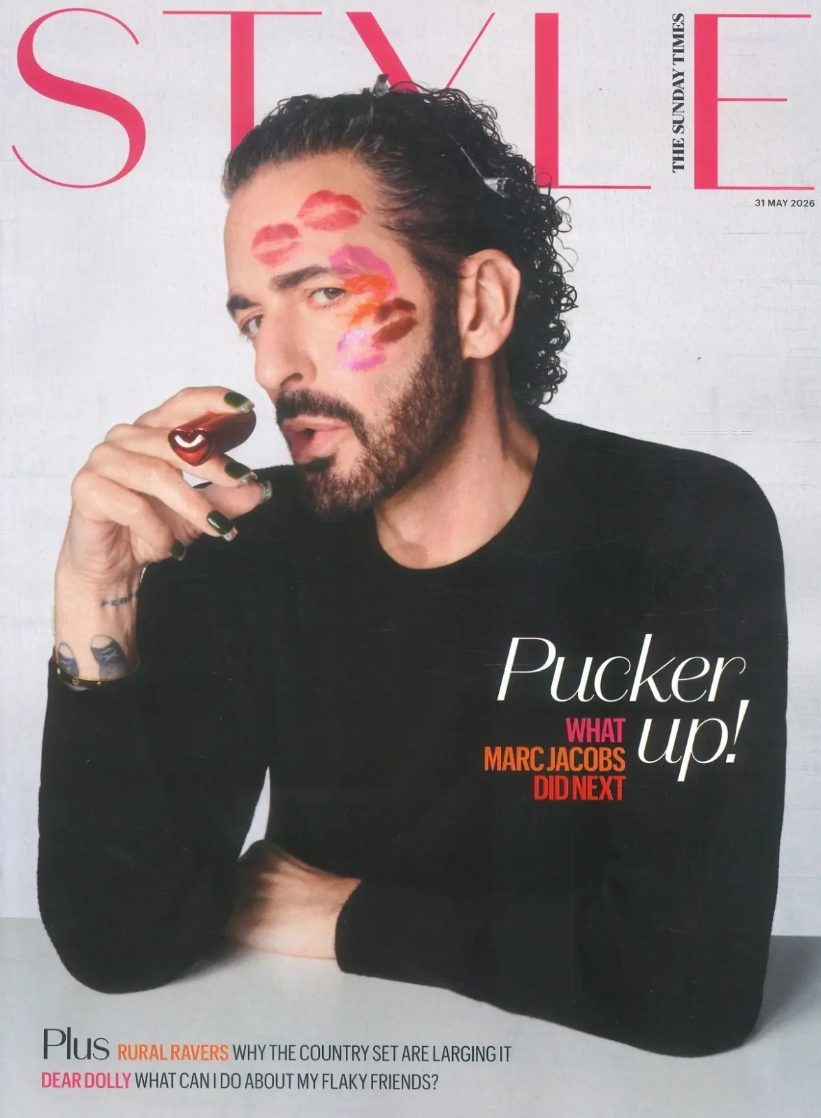 Sunday Times STYLE Magazine: Marc Jacobs, Jacob Greenway, P. Delevingne, 31.5.26