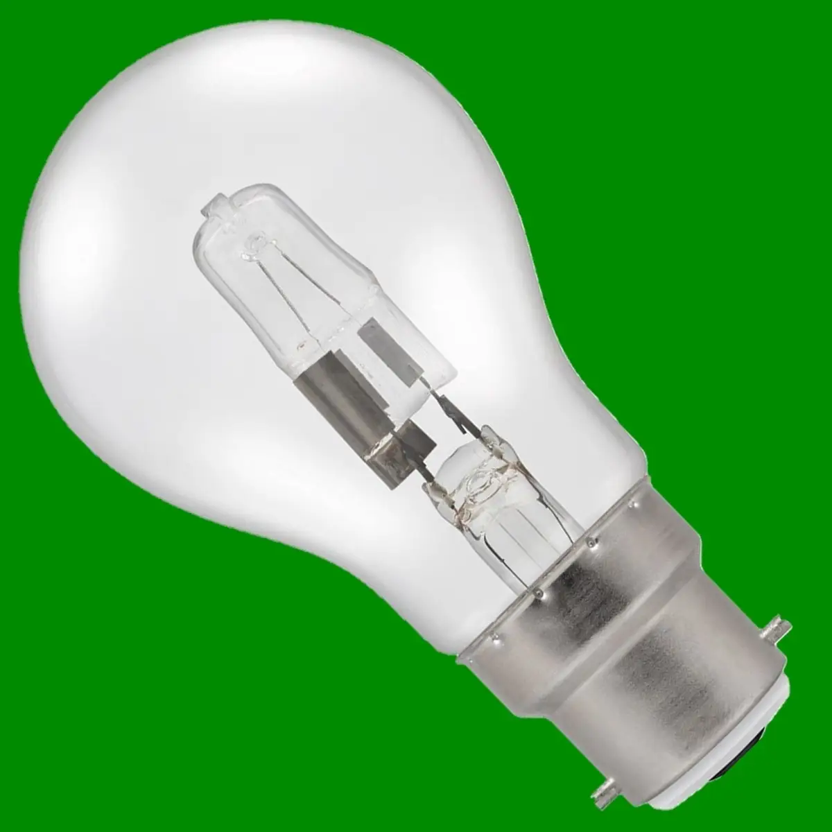 12x 100W (=120W) Clear Dimmable Halogen GLS A55 Light Bulbs, Bayonet BC B22 Lamp - image 2 | Free standard UK delivery included | Discount Quality Products