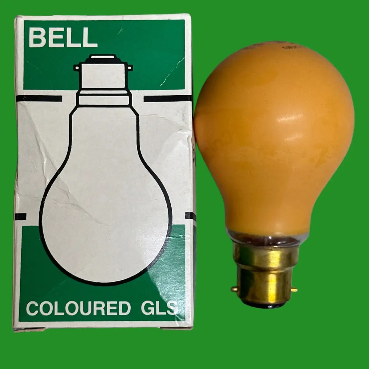 3x 15W BELL Amber Incandescent Coloured Dimmable GLS Light Bulbs Bayonet BC B22