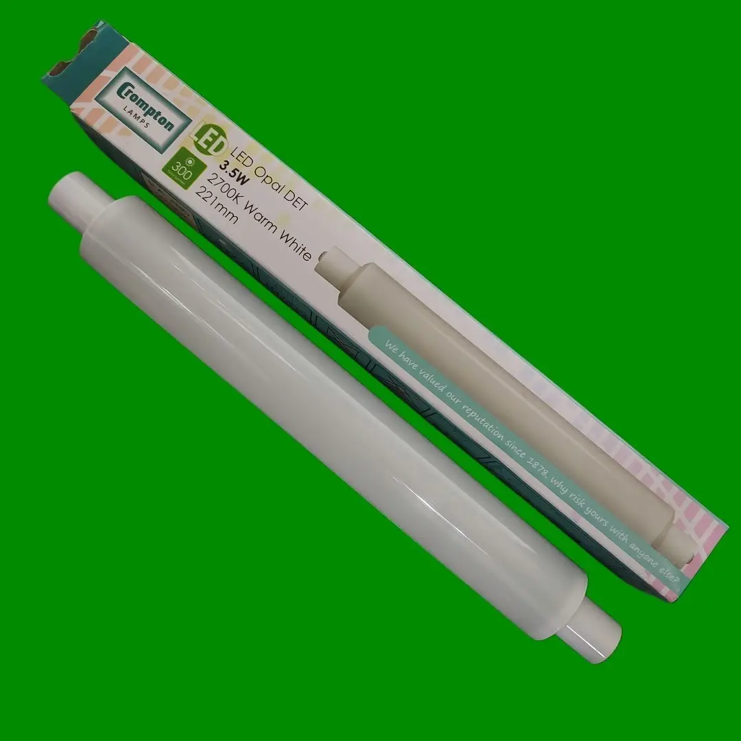 1x 3.5W (=30W) LED 221mm Frosted Double Ended Tube S15 Linear Strip Light Bulb