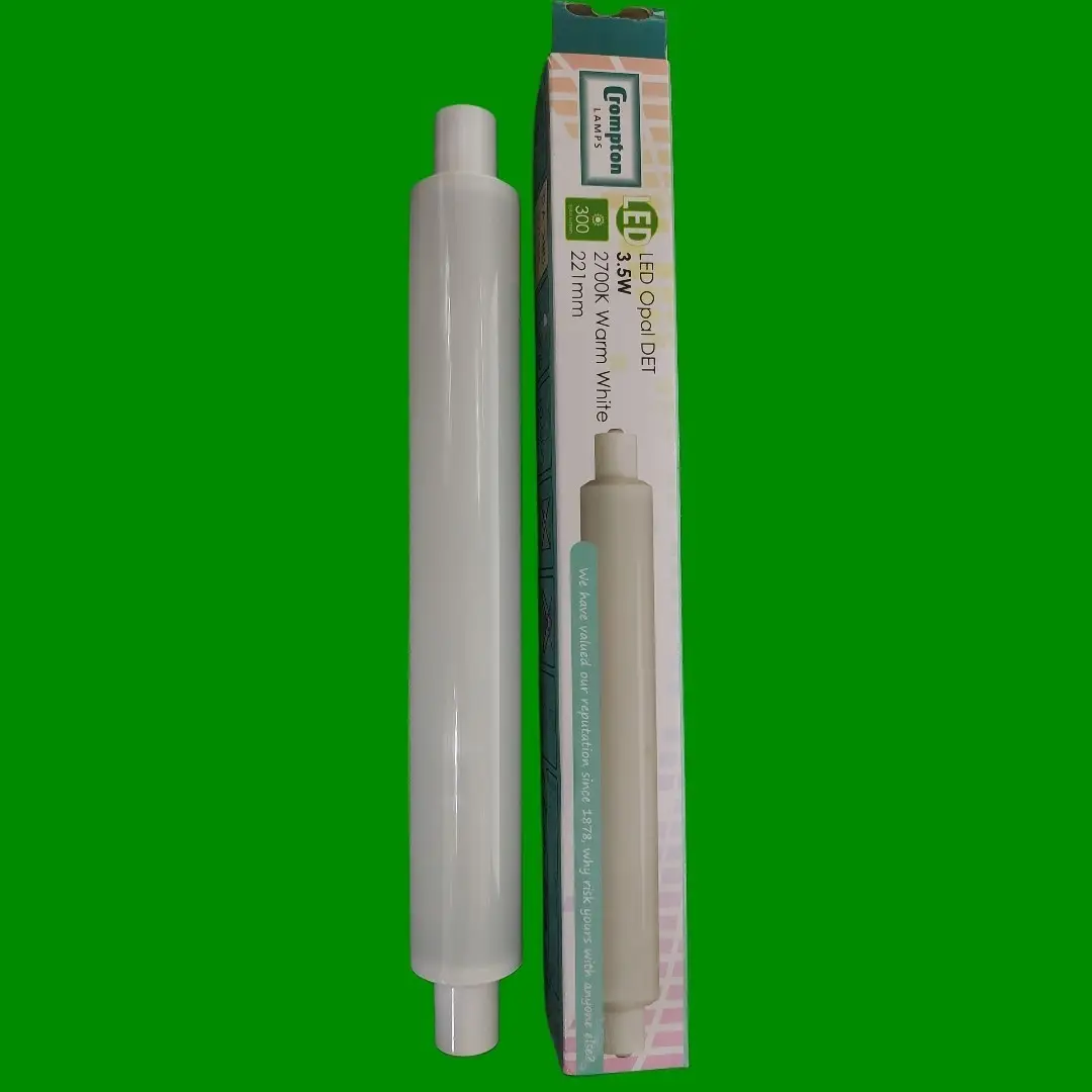 1x 3.5W (=30W) LED 221mm Frosted Double Ended Tube S15 Linear Strip Light Bulb - image 4 | Free standard UK delivery included | Discount Quality Products