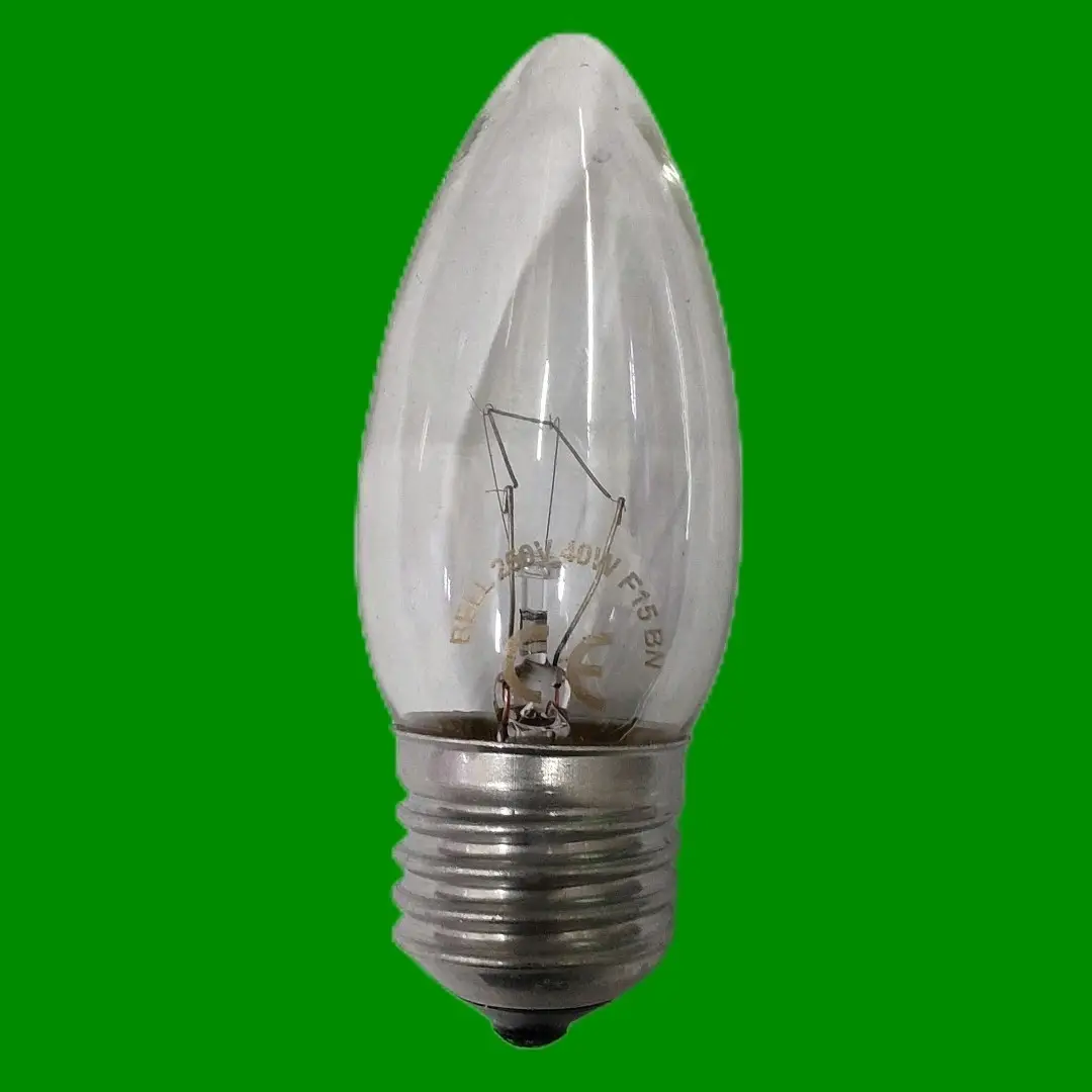 6x 40W BELL Incandescent Filament Dimmable Candle Clear Light Bulb E27 ES - image 4 | Free standard UK delivery included | Discount Quality Products