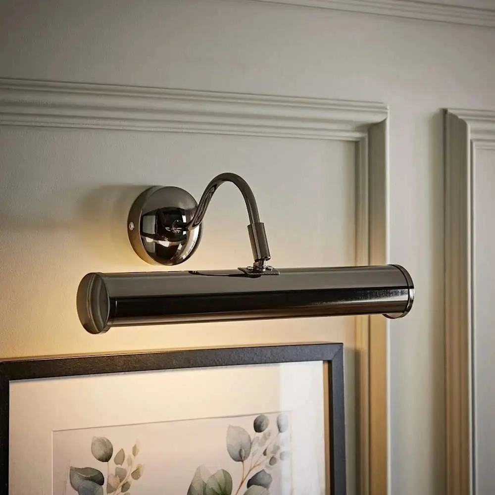 Chrome 14" Picture Wall Light Adjustable Lighting &amp; 6W LED 284mm Strip Light
