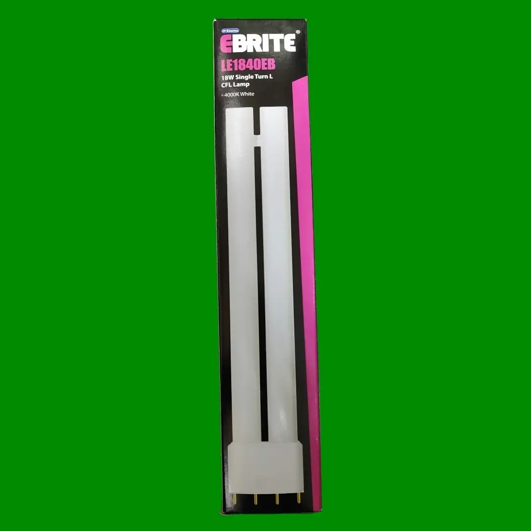 1x 18W Ebrite 2G11 4 Pin PLL Dulux L CFL 4000K Cool White Light Bulb LE1840EB - image 3 | Free standard UK delivery included | Discount Quality Products
