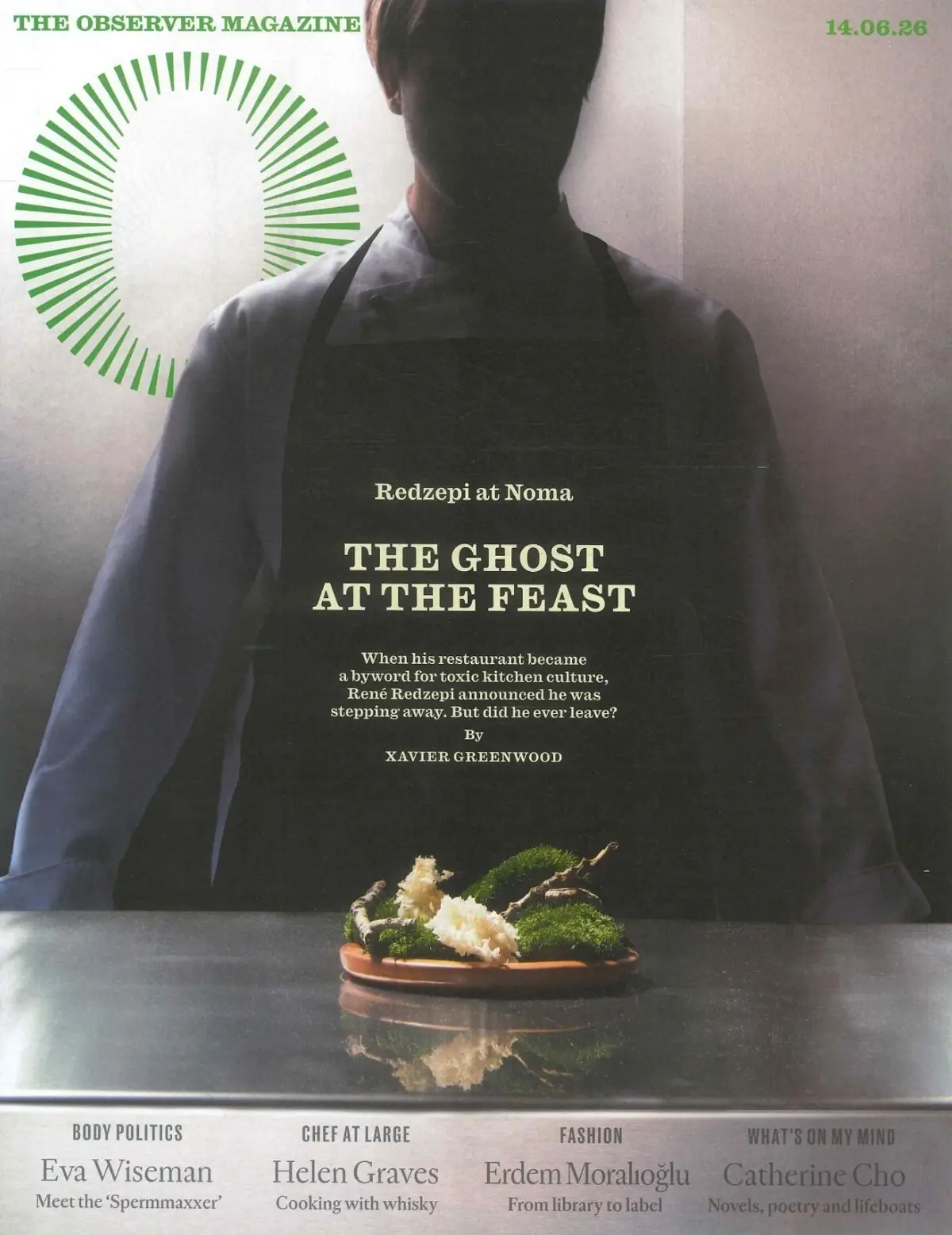 Observer Magazine: René Redzepi, Danielle Littleford, Catherine Cho, 14.6.26