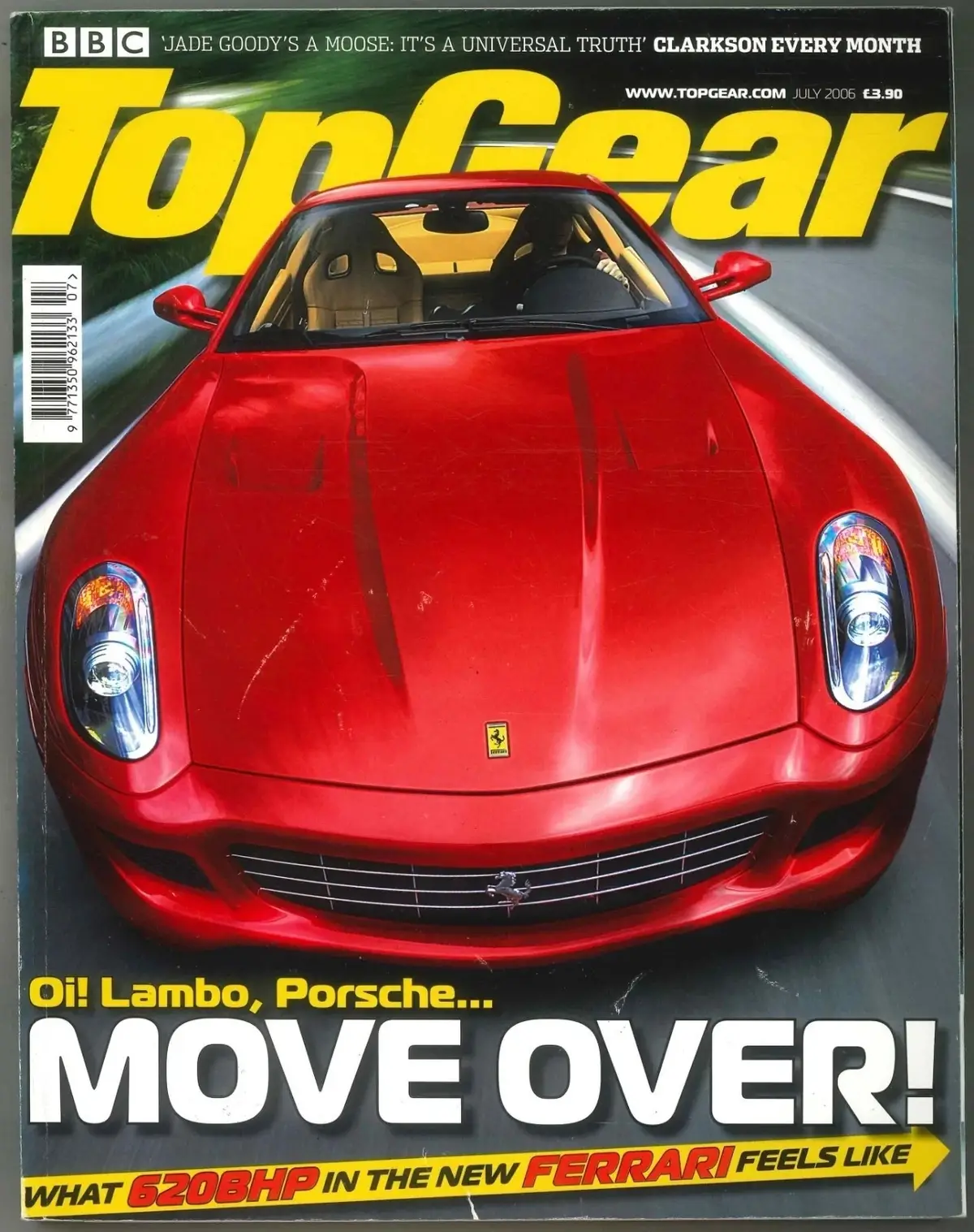 BBC Top Gear Magazine: Issue #154, Ferrari 599 GTB, Lambo Murcielago, July 2006