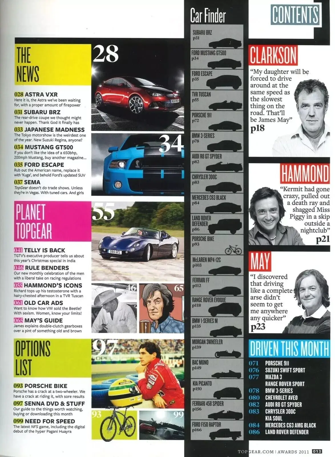 BBC Top Gear Magazine: Issue #225, Lewis Hamilton, Awards 2011 (Slight Wear) - image 3 | Free standard UK delivery included | Discount Quality Products