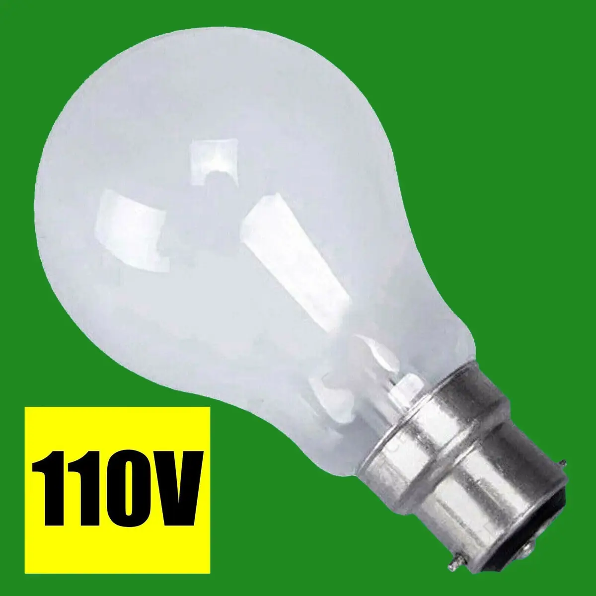 6x 60W 110V BC Pearl GLS Light Bulbs Construction Site Festoon Bayonet B22 Lamp