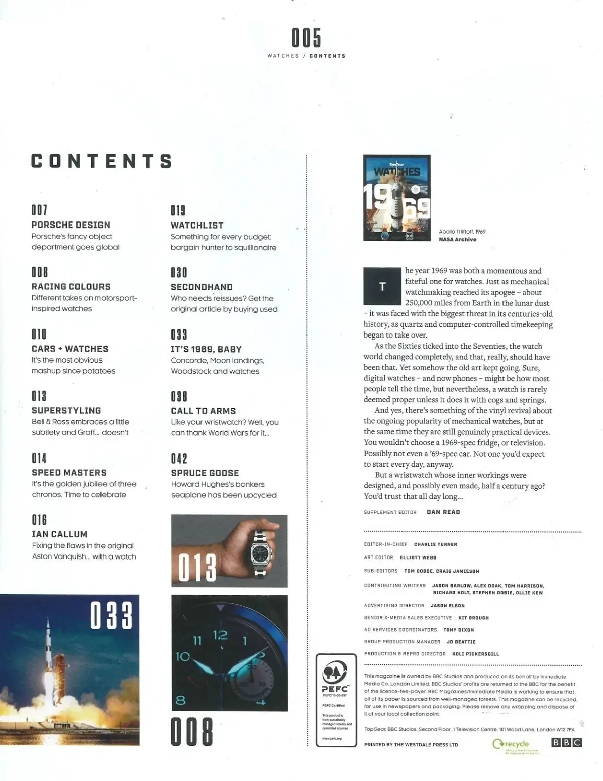 BBC Top Gear Magazine: Watches, Porsche Design, Ian Callum, Howard Hughes - image 3 | Free standard UK delivery included | Discount Quality Products