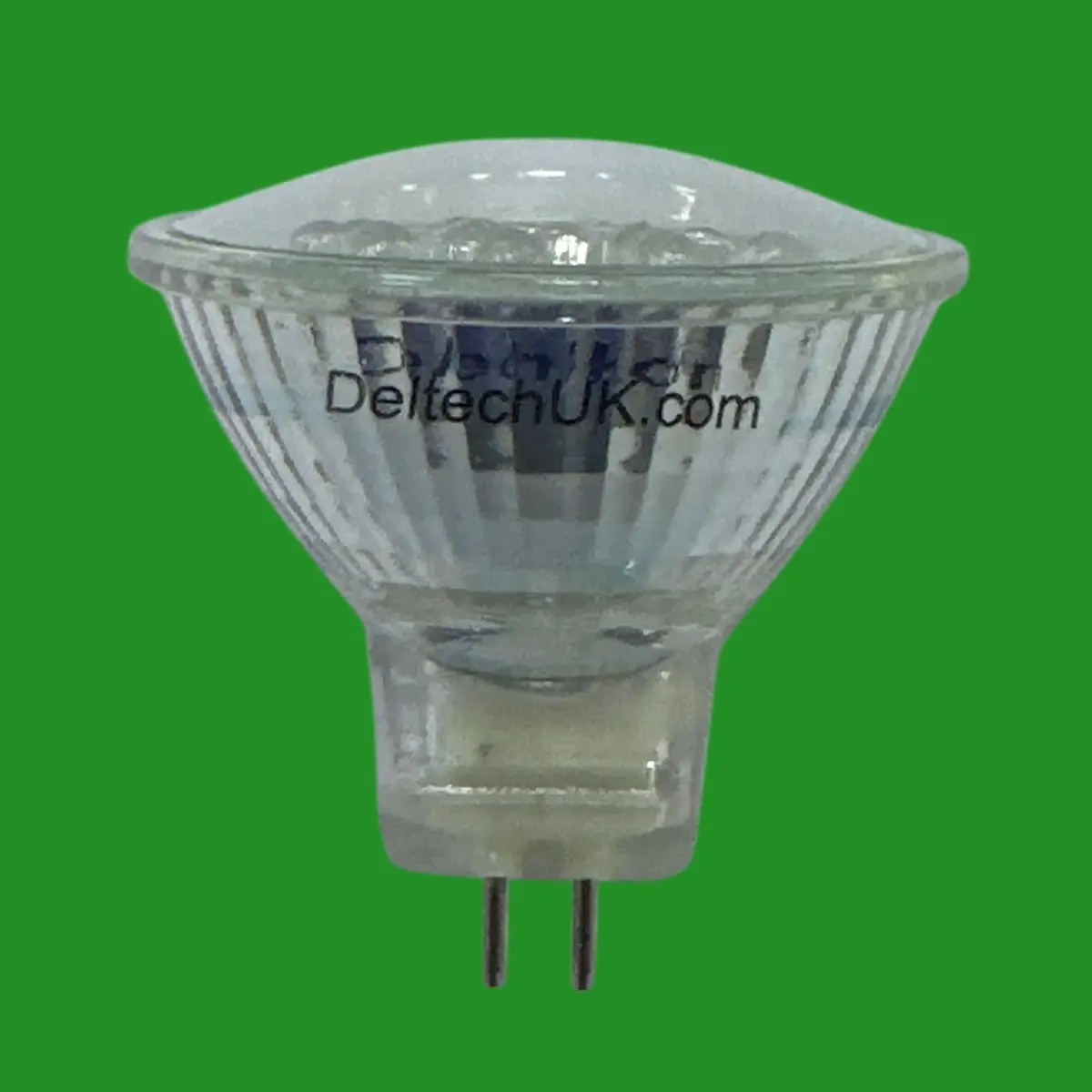 1x 1W Deltech Red Coloured 15 LED MR11 Spot Light Bulb, 12V Lamp GU4 - image 4 | Free standard UK delivery included | Discount Quality Products