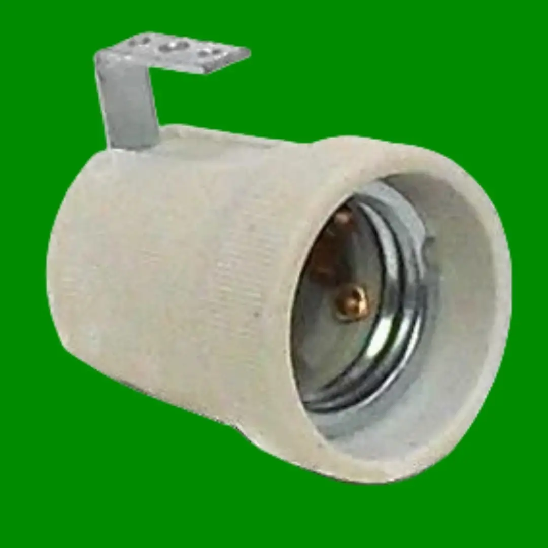 2x Edison Screw E27 ES Ceramic Socket Bulb Holder & Fixing Bracket for Heat Lamp - image 2 | Free standard UK delivery included | Discount Quality Products