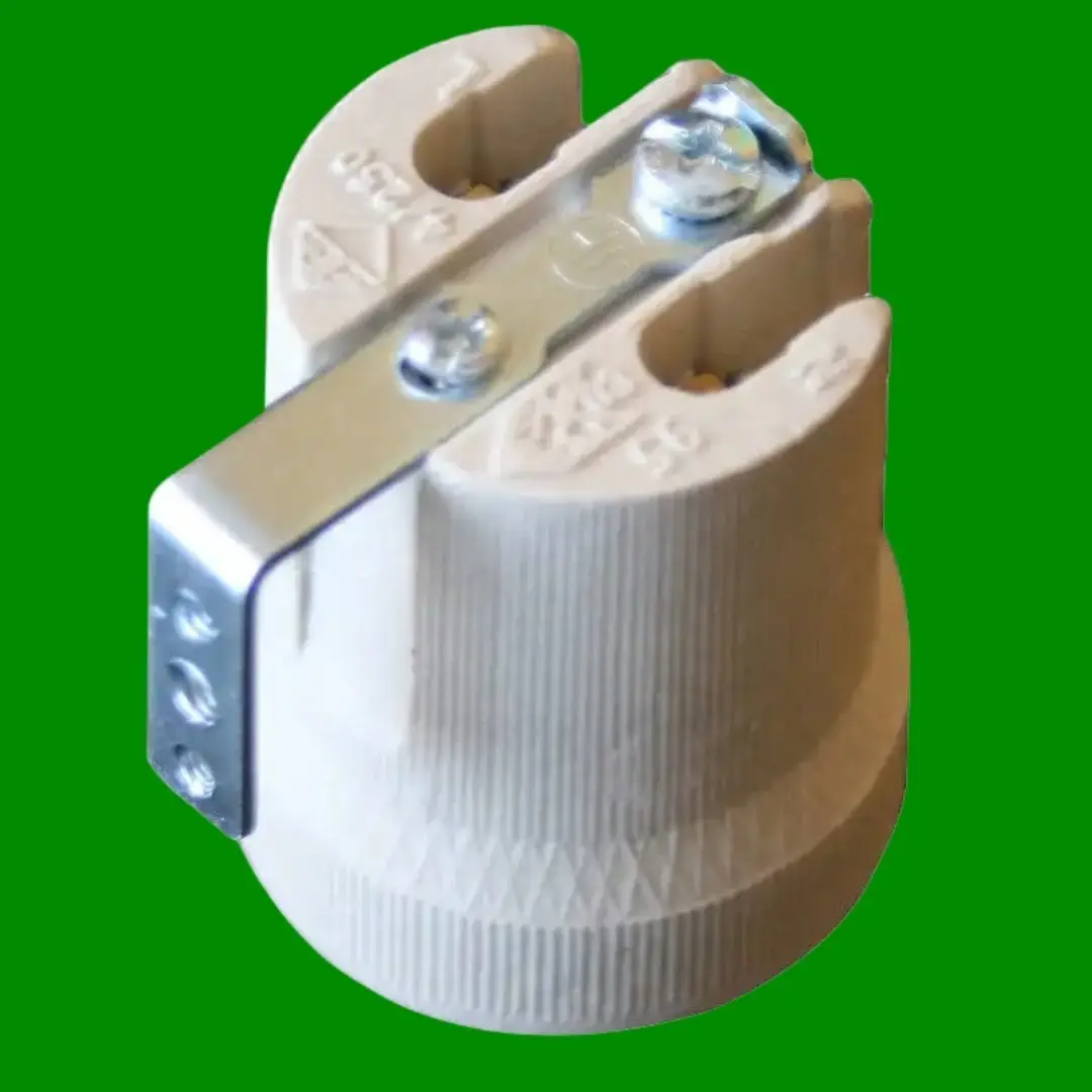 2x Edison Screw E27 ES Ceramic Socket Bulb Holder & Fixing Bracket for Heat Lamp - image 3 | Free standard UK delivery included | Discount Quality Products