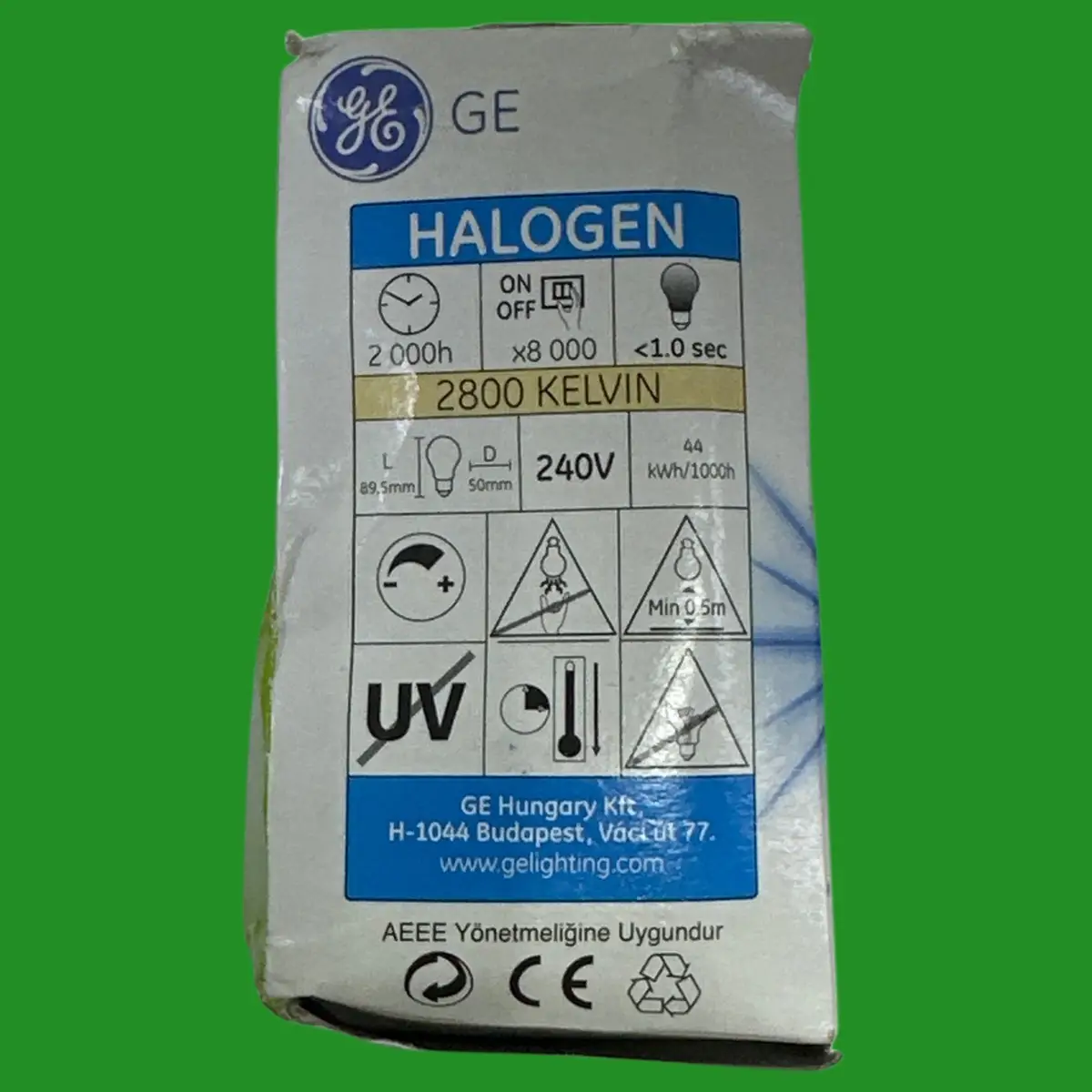 2x 42W (=55W) GE GLS A50 Clear Halogen Light Bulb BC B22 Bayonet Cap Lamp 2800K - image 3 | Free standard UK delivery included | Discount Quality Products