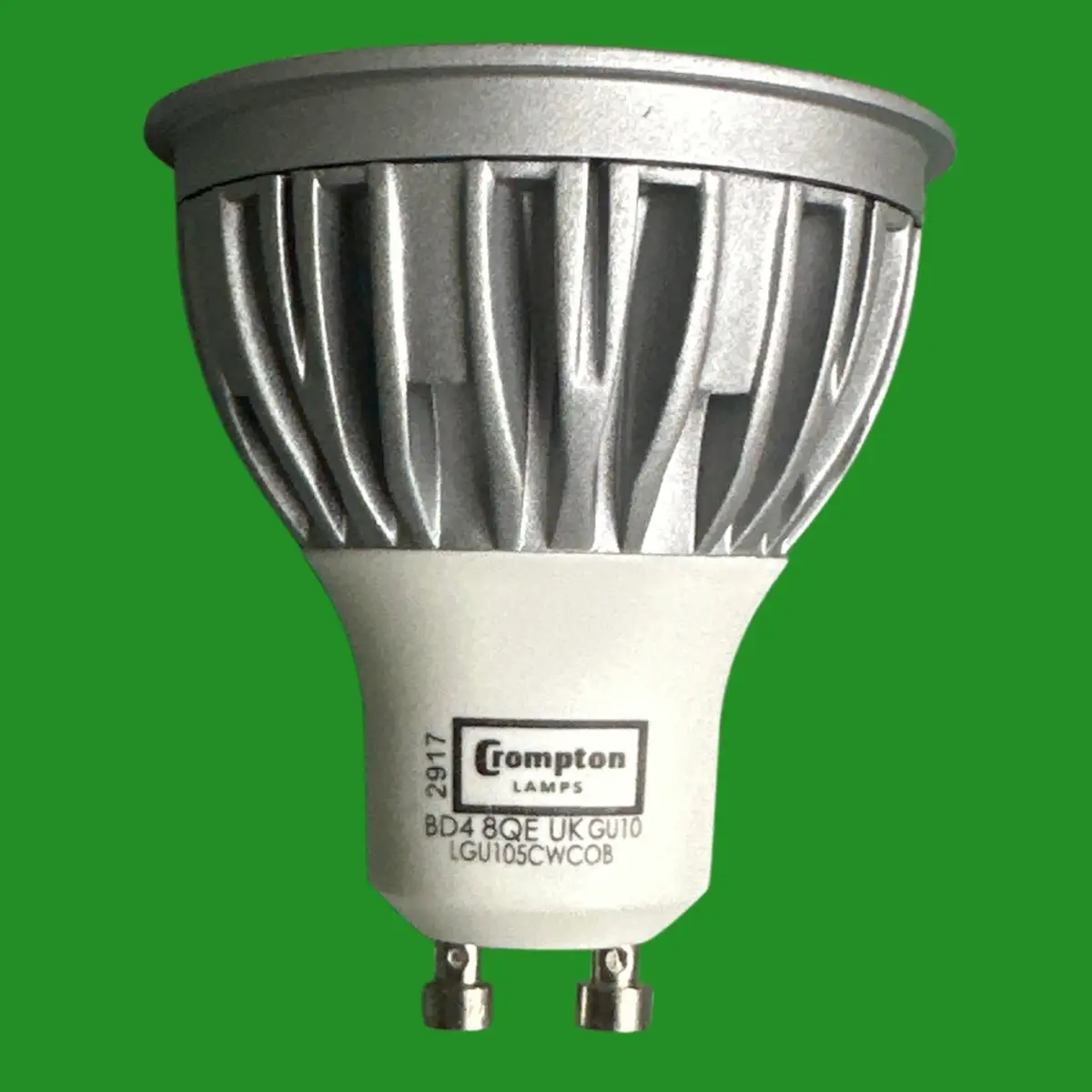 1x 5W (=50W) Crompton LED GU10 Reflector Spot Light Bulb 4000K Cool White Lamp - image 2 | Free standard UK delivery included | Discount Quality Products