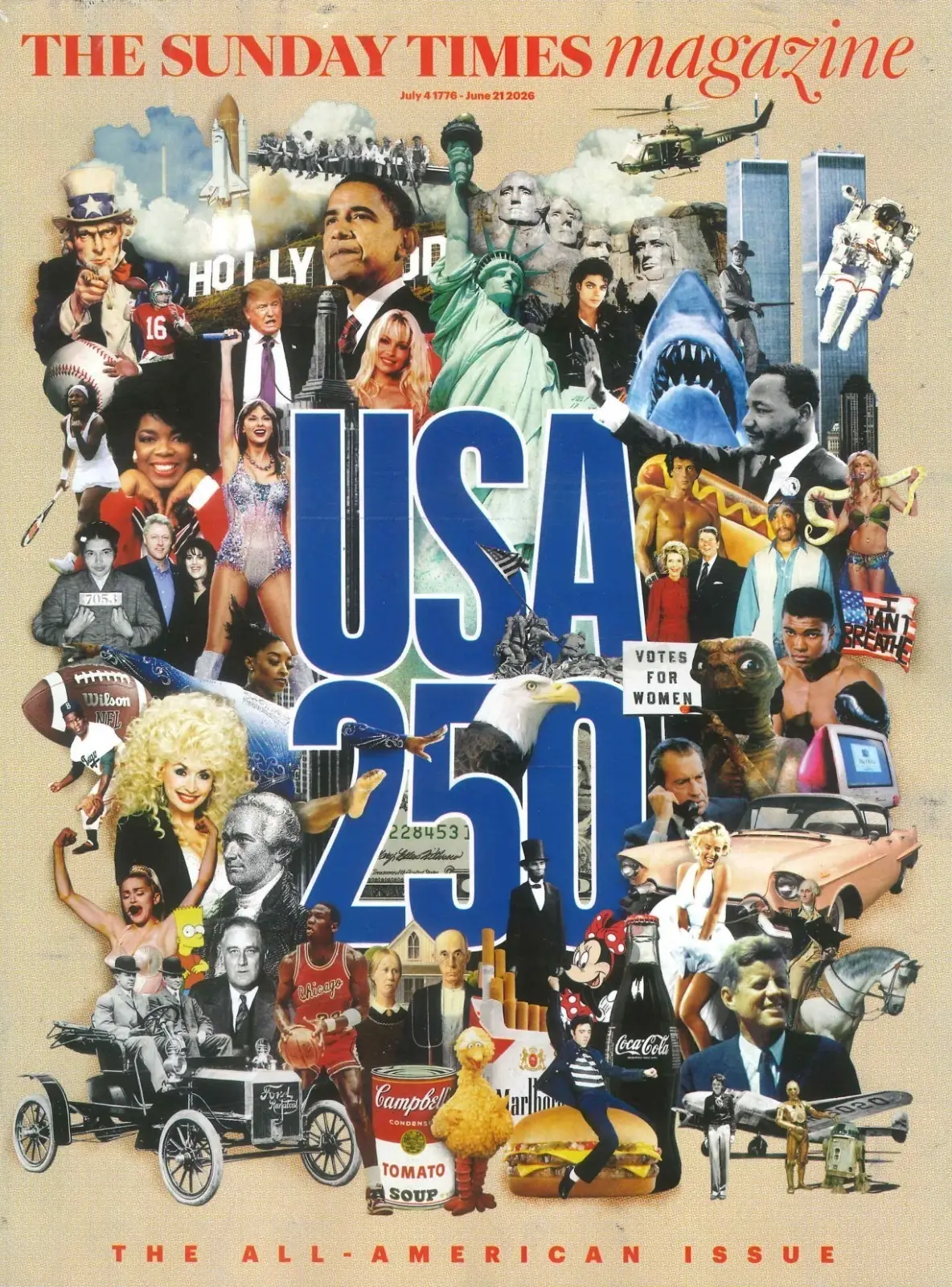 Sunday Times Magazine: USA 250th Anniversary of Independence Special, 21.6.26