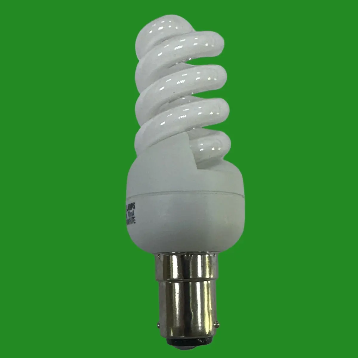1x 9W (=40W) BELL CFL Mini Spiral Low Energy Light Bulb SBC B15 2700K Lamp - image 2 | Free standard UK delivery included | Discount Quality Products