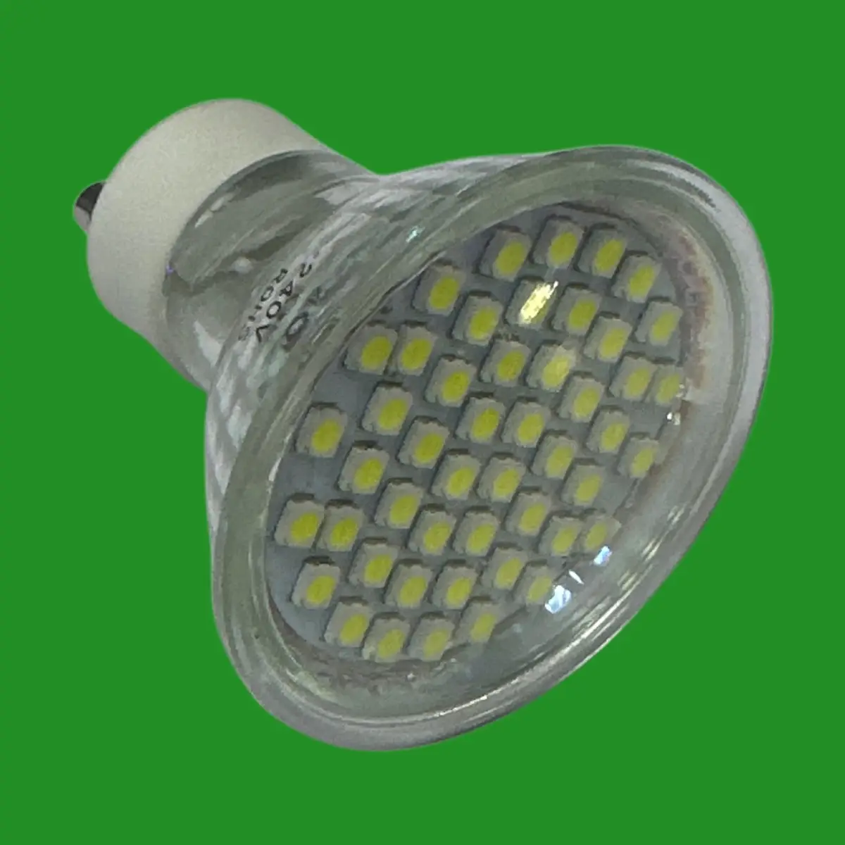 1x 2W THG LED GU10 Reflector Spot Light Bulb, 6500K, Daylight White Lamp - image 2 | Free standard UK delivery included | Discount Quality Products