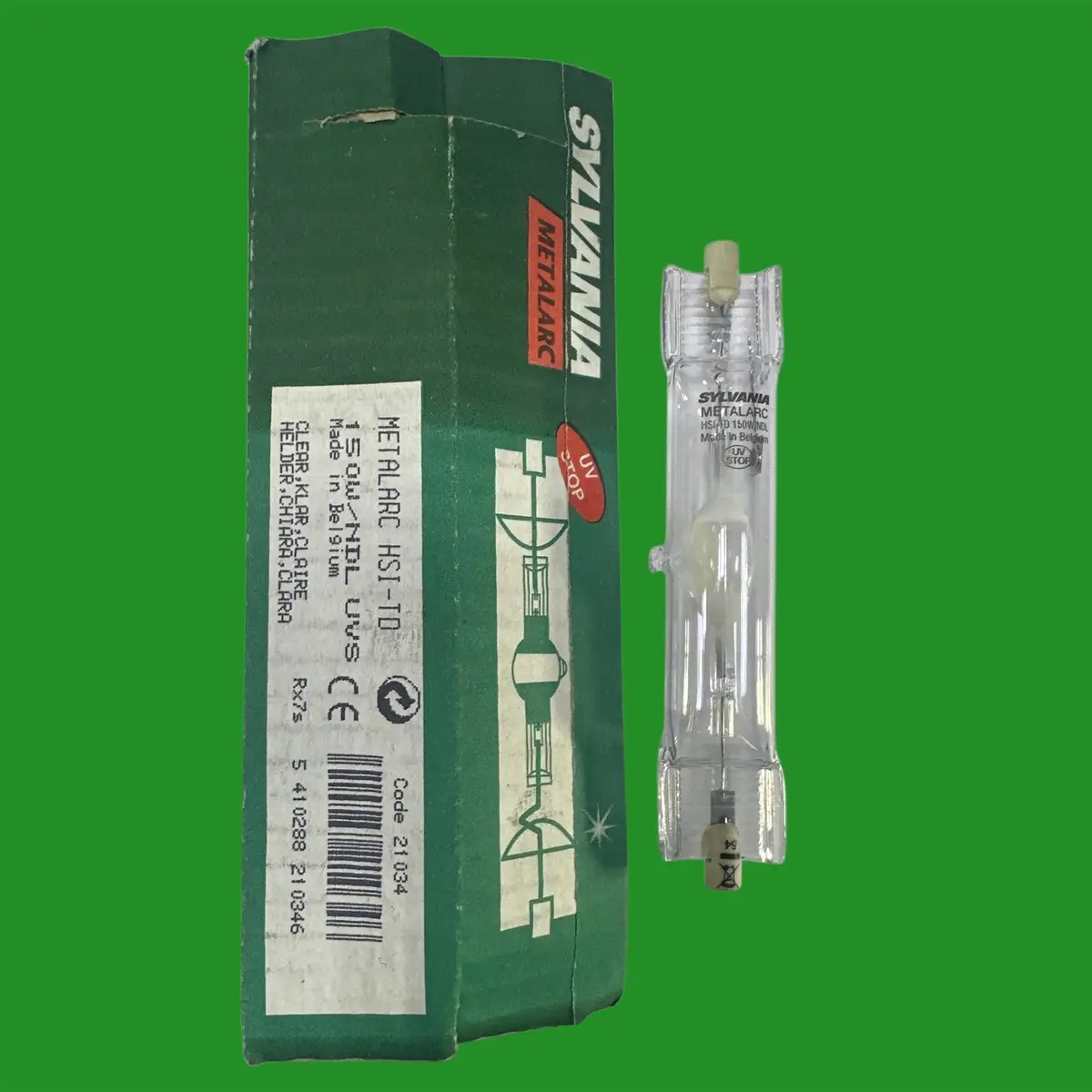 1x 150W Sylvania RX7S HSI-TD NDL Clear MHL Metal Halide Lamp Floodlight Tube - image 2 | Free standard UK delivery included | Discount Quality Products