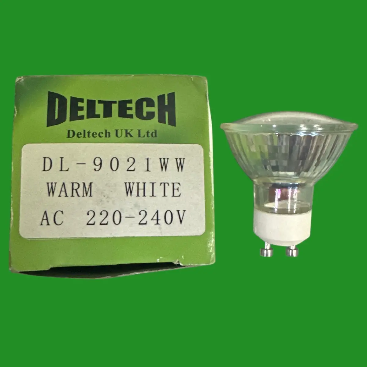 1x 21 LED Deltech DL-9021WW GU10 3000K Warm White LED Spot Light Bulb Lamp - image 2 | Free standard UK delivery included | Discount Quality Products