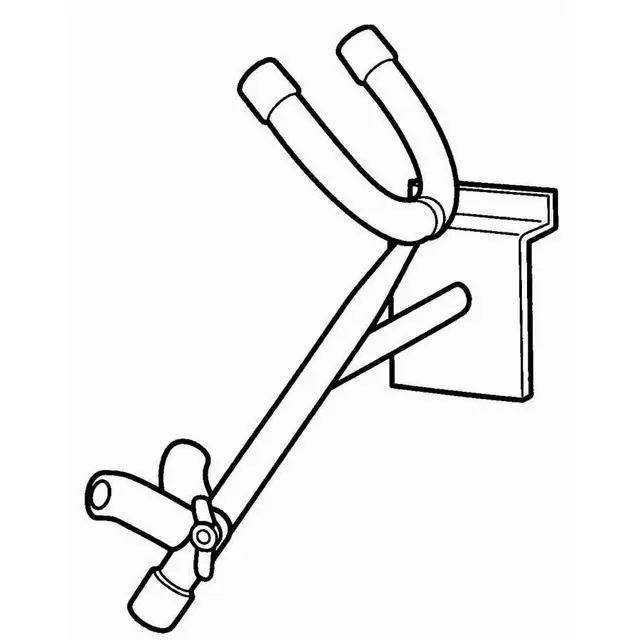 INGLES Saxophone Slat Wall Hanger Display Holder Black, SA-303, Alto, Tenor Used - image 4 | Free standard UK delivery included | Discount Quality Products