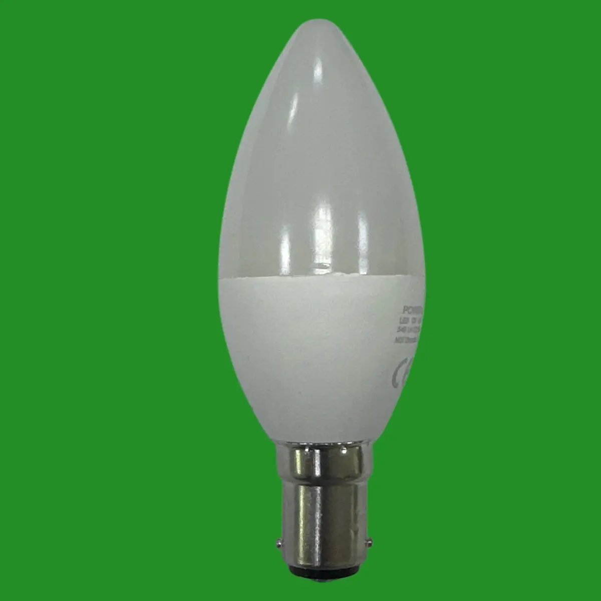 6W (=60W) PowerPlus Pearl LED Candle Light Bulb 3000K SBC B15 Small Bayonet Lamp - image 2 | Free standard UK delivery included | Discount Quality Products