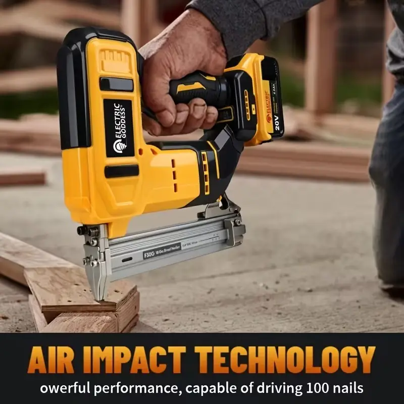 20V Cordless Nail Gun F15-F30 Brad Nailer & 6.0Ah Battery Compatible With DeWalt - image 5 | Free standard UK delivery included | Discount Quality Products
