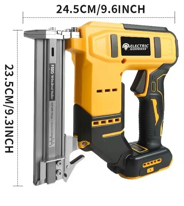 20V Cordless Nail Gun F15-F30 Brad Nailer & 6.0Ah Battery Compatible With DeWalt - image 9 | Free standard UK delivery included | Discount Quality Products