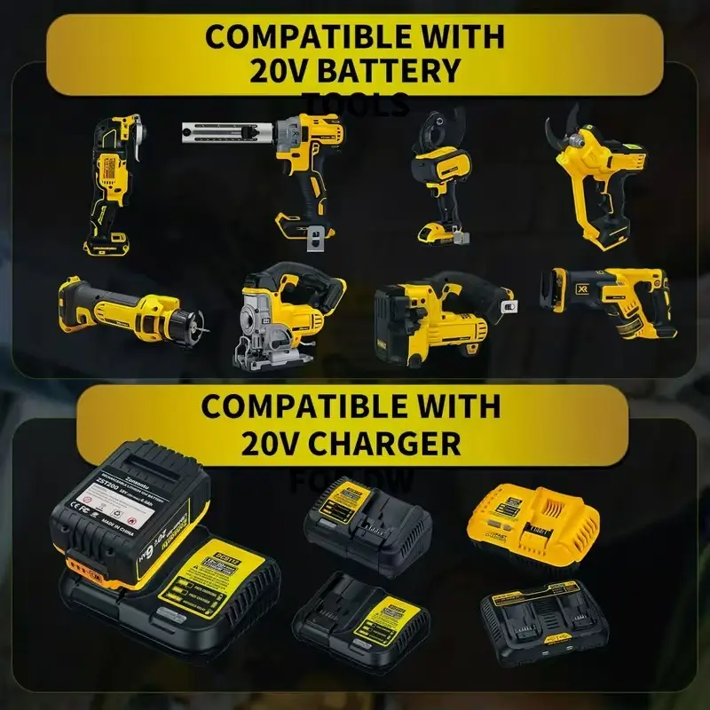 20V Cordless Nail Gun F15-F30 Brad Nailer & 6.0Ah Battery Compatible With DeWalt - image 10 | Free standard UK delivery included | Discount Quality Products