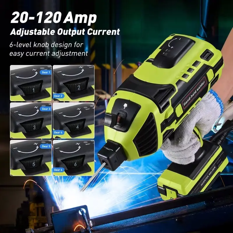 Handheld IGBT Inverter Welder 20-120A Portable ARC MMA Welding Machine Case - image 6 | Free standard UK delivery included | Discount Quality Products