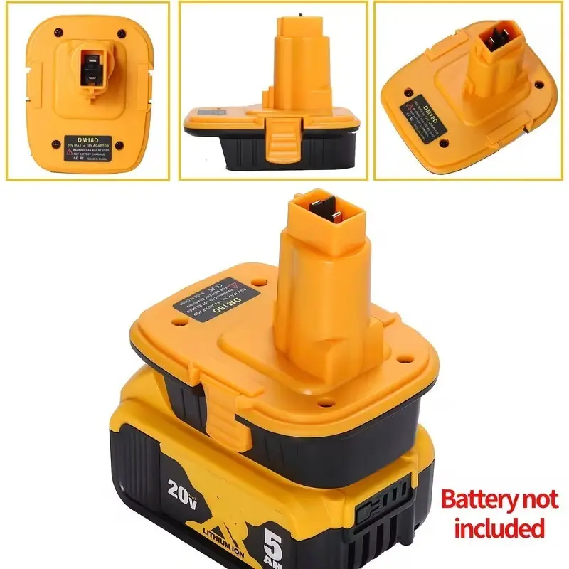 DM18D Battery Adapter for DeWalt 18V NiCd NiMH Tools to 20V &amp; M18 Batteries