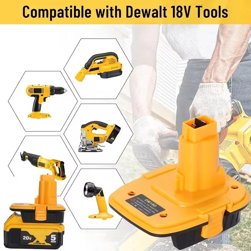 DM18D Battery Adapter for DeWalt 18V NiCd NiMH Tools to 20V & M18 Batteries - image 5 | Free standard UK delivery included | Discount Quality Products