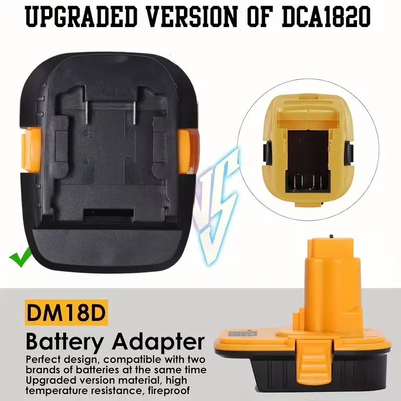 DM18D Battery Adapter for DeWalt 18V NiCd NiMH Tools to 20V & M18 Batteries - image 7 | Free standard UK delivery included | Discount Quality Products