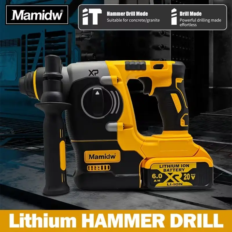 Cordless Rotary Hammer Drill SDS Plus 1200RPM for DeWalt 20V Battery Bare Tool - image 7 | Free standard UK delivery included | Discount Quality Products