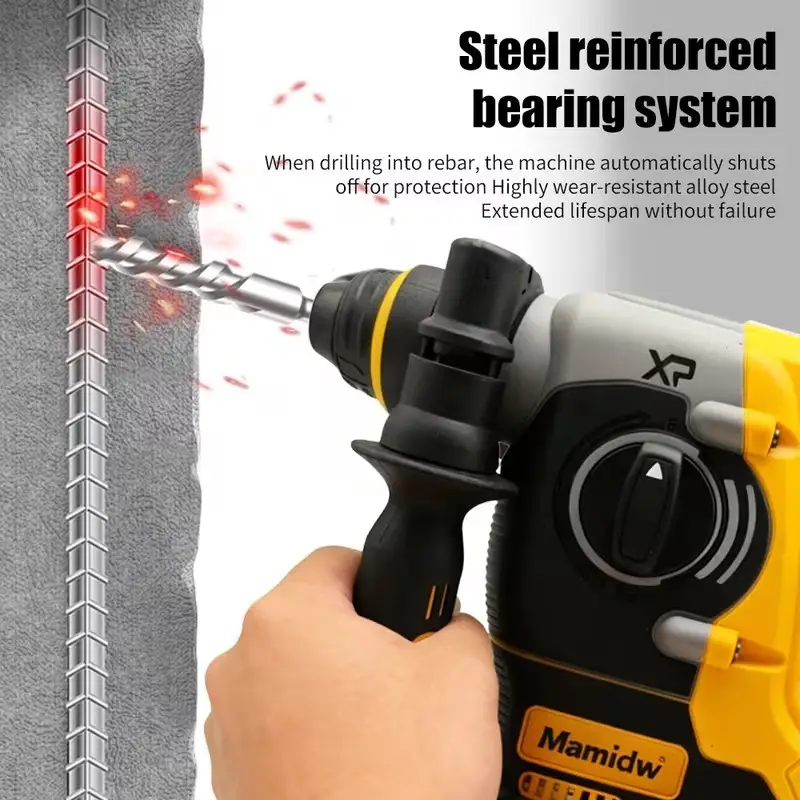 Cordless Rotary Hammer Drill SDS Plus 1200RPM for DeWalt 20V Battery Bare Tool - image 8 | Free standard UK delivery included | Discount Quality Products
