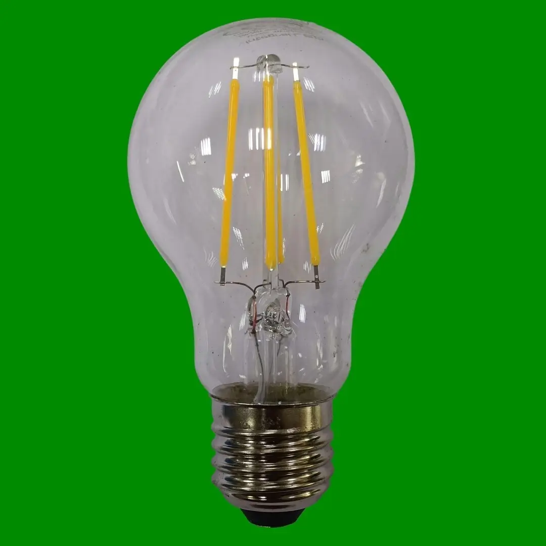 6x 6.5W A60 Dimmable Clear LED Filament GLS Light Bulb Edison ES E27 2700K
