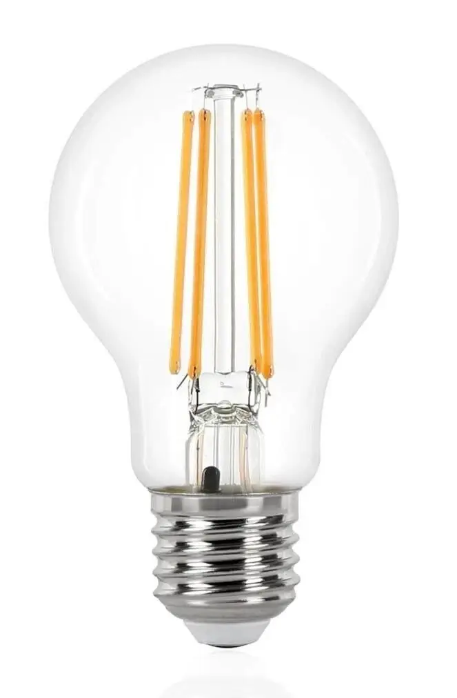 6x 6.5W A60 Dimmable Clear LED Filament GLS Light Bulb Edison ES E27 2700K - image 2 | Free standard UK delivery included | Discount Quality Products