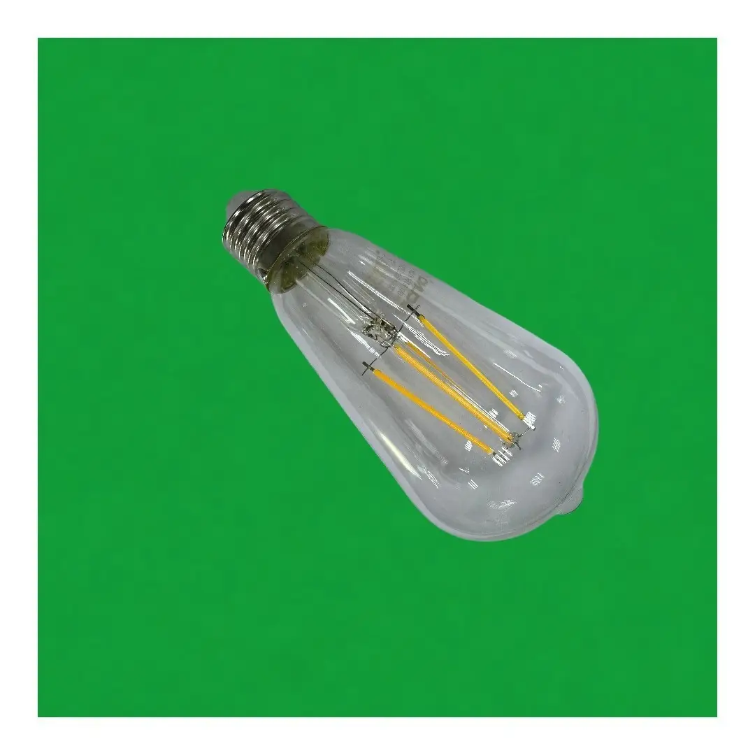 3x 6W Pear LED Filament 2700K Warm White Light Bulb Edison Screw ES, E27 Lamp - image 2 | Free standard UK delivery included | Discount Quality Products