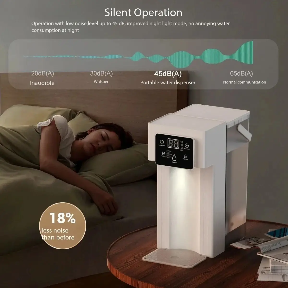 3L Instant Hot Water Dispenser 12 Temperature Adjustable Portable Water Tank - image 8 | Free standard UK delivery included | Discount Quality Products
