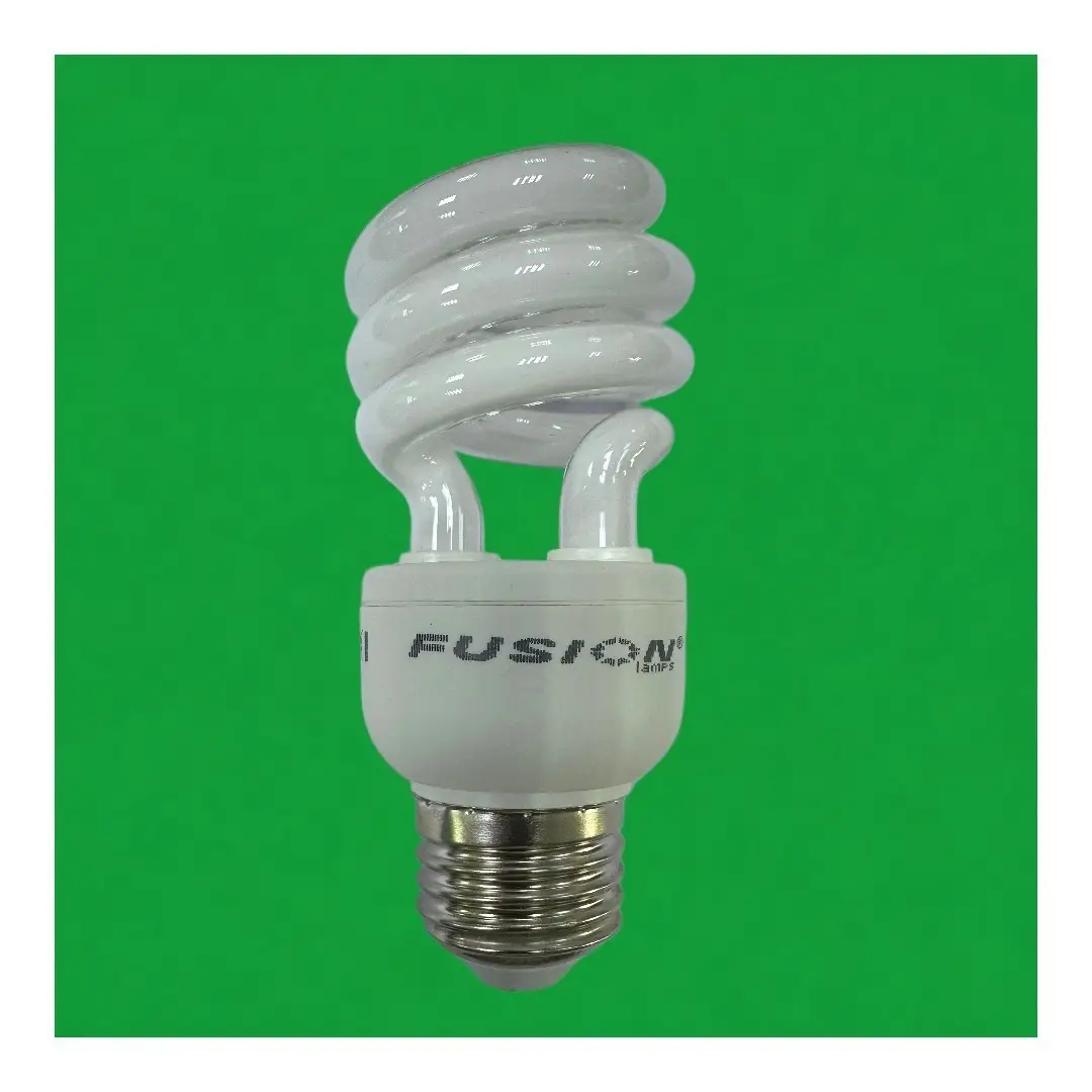1x 11W Fusion CFL Spiral Light Bulb Edison Screw ES E27 2700K Warm White - image 2 | Free standard UK delivery included | Discount Quality Products