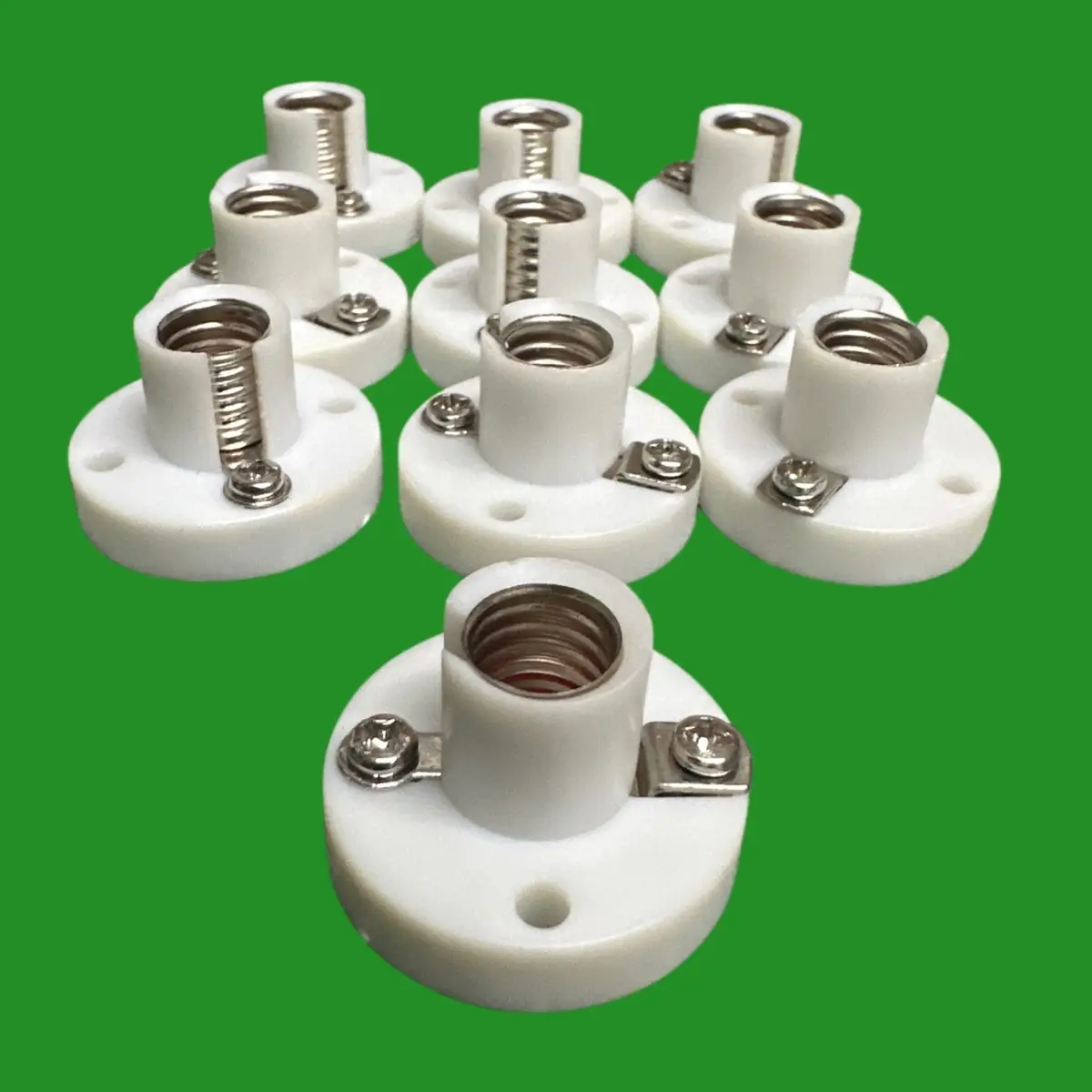10x MES E10 Miniature White Lamp Light Bulb Holders Doll House Torch DIY Circuit - image 2 | Free standard UK delivery included | Discount Quality Products