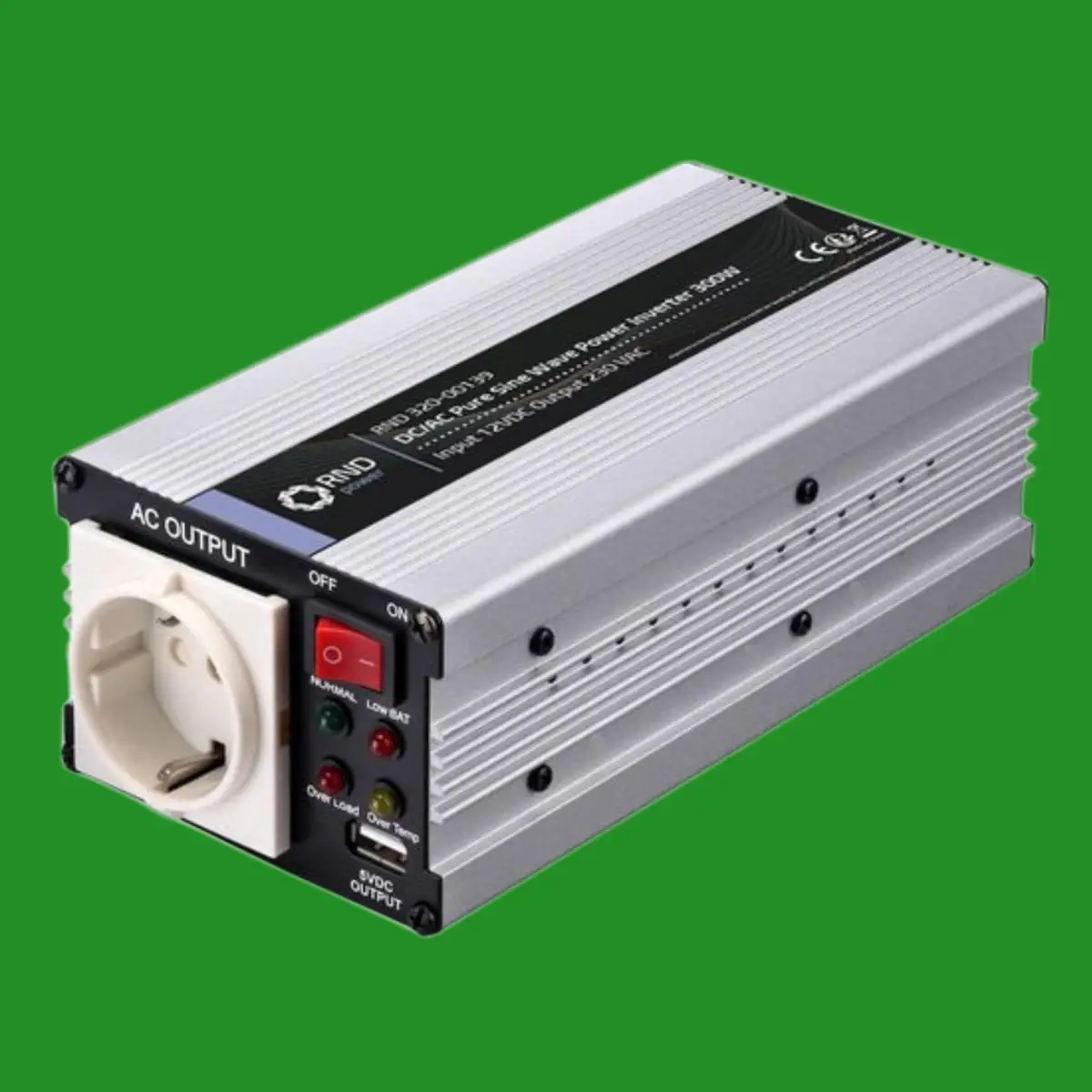 RND 300W Power Inverter 12V DC to 240V AC Converter Schuko Plug Camping Boat Car - image 7 | Free standard UK delivery included | Discount Quality Products