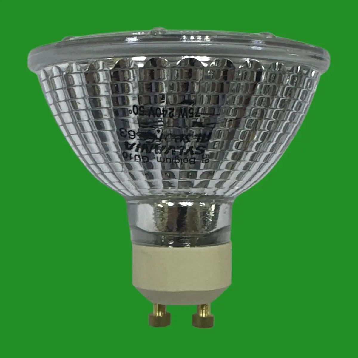 75W GU10 ES 63 Sylvania Dimmable 63mm Reflector Halogen Light Bulb 50° Flood - image 2 | Free standard UK delivery included | Discount Quality Products