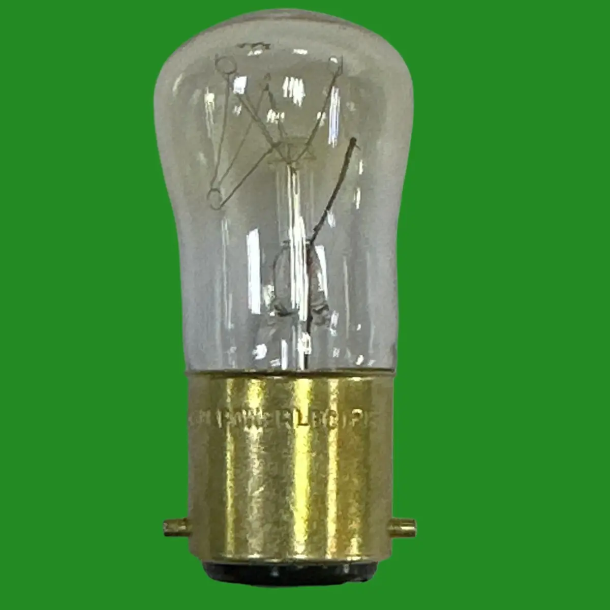 4x 15W Crompton Clear Pygmy Dimmable Incandescent BC B22 Fridge Sign Light Bulb