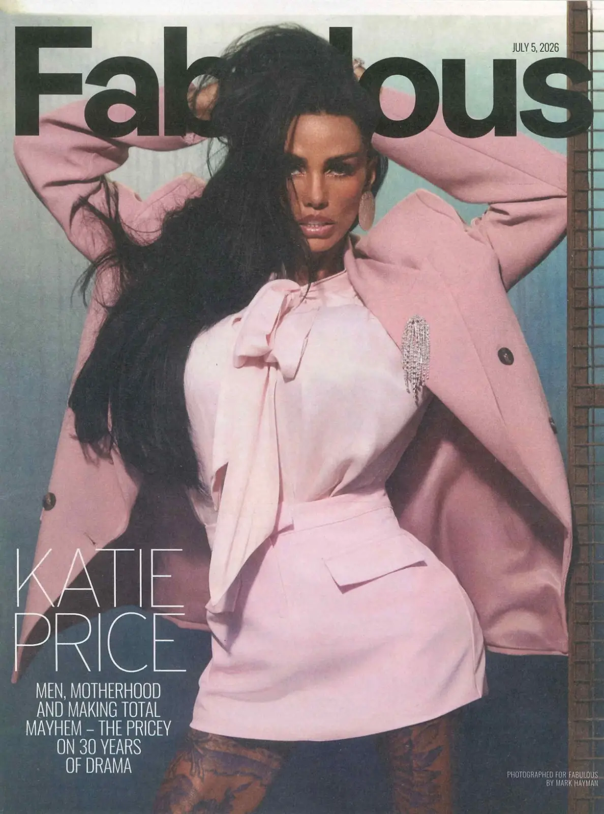 Fabulous Magazine: Katie Price, Ed Gamble, Punam Krishan, Karren Brady, 5.7.26