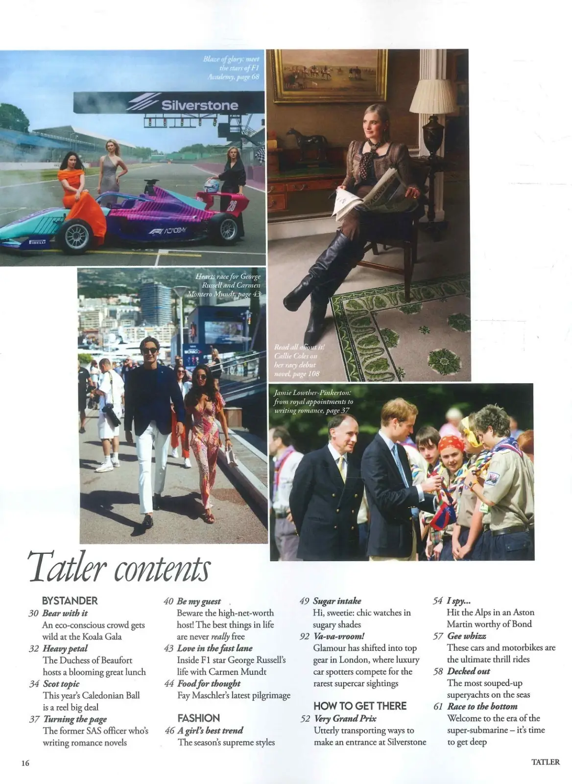 TATLER Magazine: F1 British Grand Prix Silverstone, George Russell, Aug 2026 - image 3 | Free standard UK delivery included | Discount Quality Products